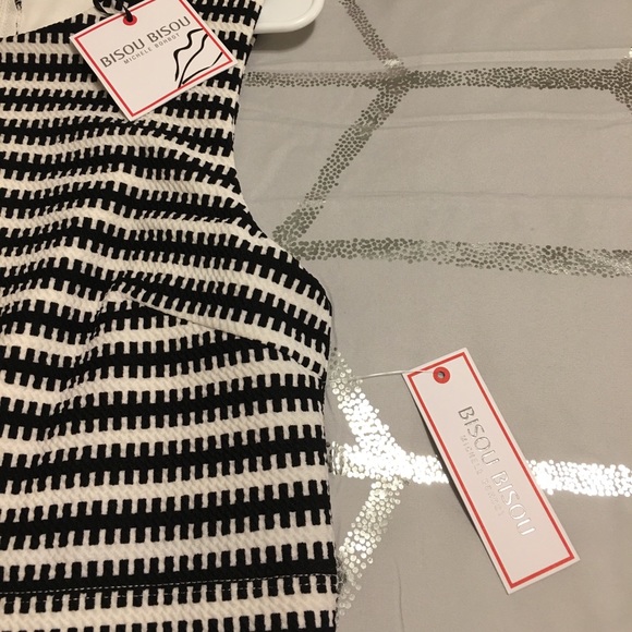 NWT BISOU BISOU SLEEVELESS DRESS - Picture 4 of 7